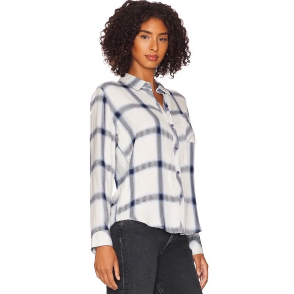 Rails Hunter Plaid Flannel In Glacier - Picture 2 of 6